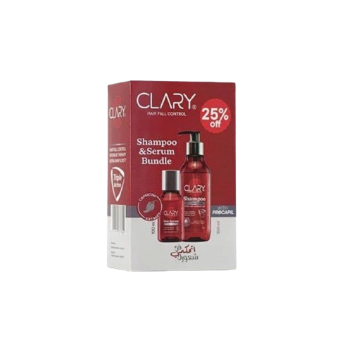 كلاري شامبو + سيروم للشعر 100 مل خصم 25%